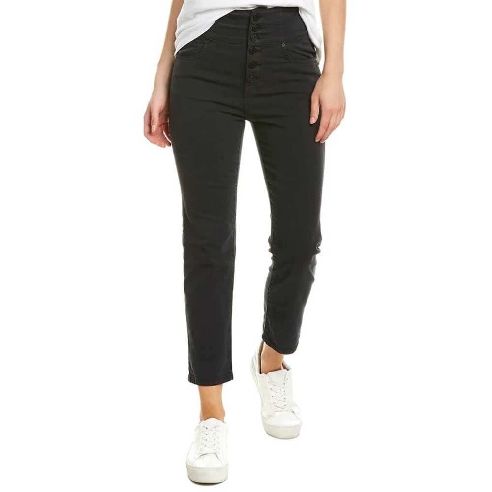 Joie Laurelle High Waist Button Fly Crop Jeans - Picture 1 of 6